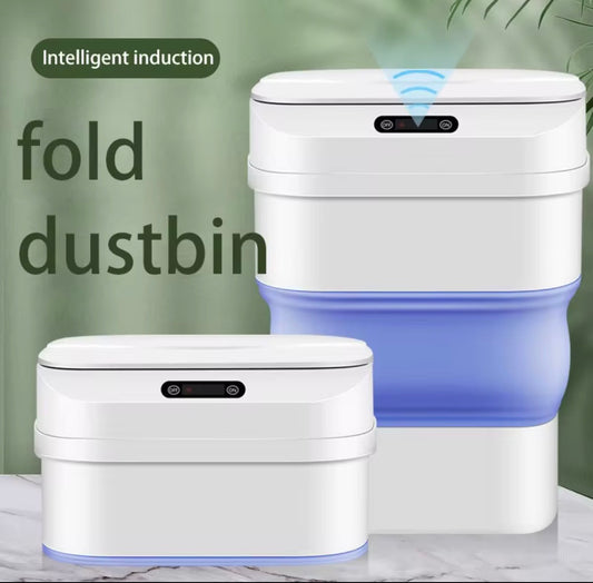 Cestino Smart con Sensore e Design Pieghevole – Eleganza e Tecnologia per la Casa Moderna