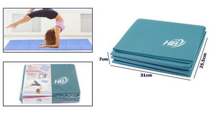 🧘‍♀️ Tappetino Yoga Pieghevole Antiscivolo – Comfort, Praticità e Colori Brillanti<