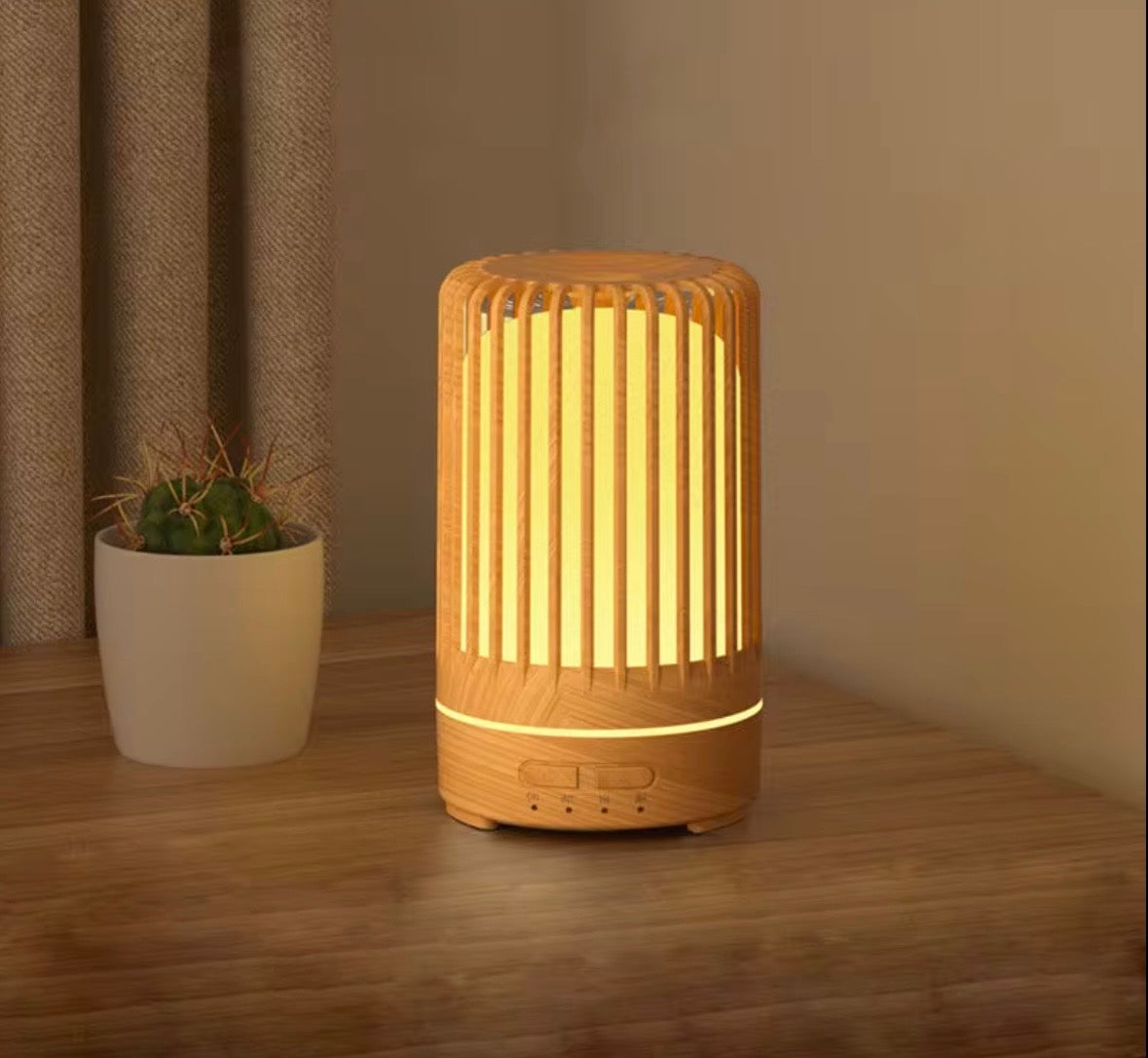 Diffusore di Aromi a Ultrasuoni con LED Multicolore – Umidificatore & Purificatore d’Ari