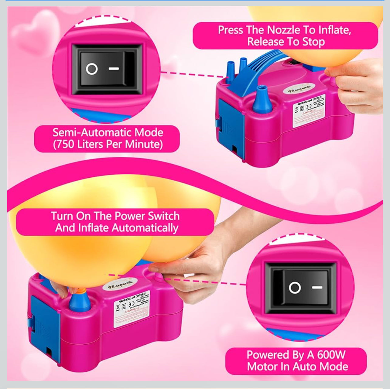 Gonfiatore Elettrico Professionale per Palloncini - Mai Più Fatica! 🥳