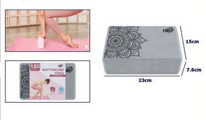 Mattoncino Yoga (Block) Premium HB Sport con Design Mandala – Stabilità e Stile