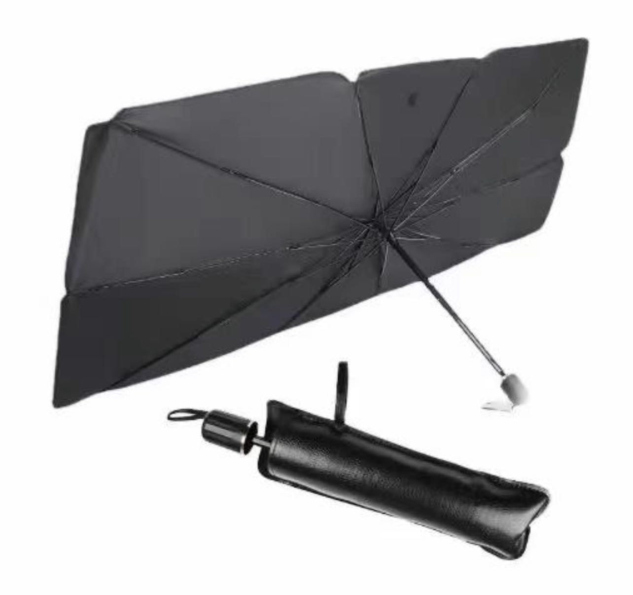 Folding Car Sun Umbrella – Dashboard Protector, UV Rays Screen Cover, Anti-Heat, Universal Windshield Sunshade for Cars, SUVs & Trucks