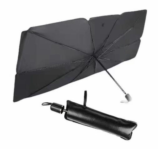 Folding Car Sun Umbrella – Dashboard Protector, UV Rays Screen Cover, Anti-Heat, Universal Windshield Sunshade for Cars, SUVs & Trucks