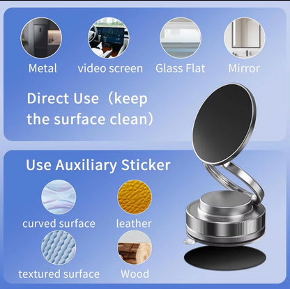 Supporto Magnetico Smartphone per Auto – Regolabile a 360° e Ultra Stabile