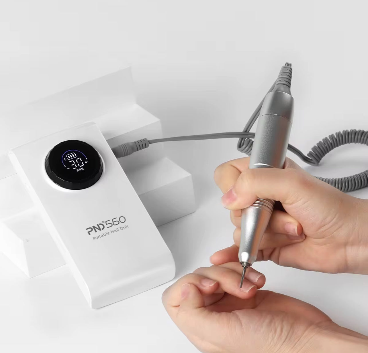 Fresa per Unghie Professionale PND560 Cordless | 30.000 RPM | 18W