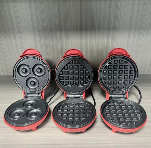 Senza Macchina per Waffle a Forma di Topolino – Piastra Waffle Maker Antiaderente Compatta