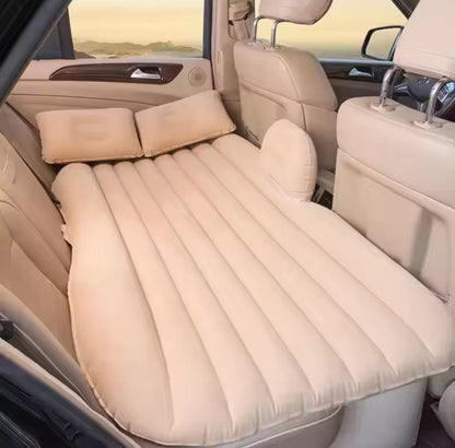 Materasso Gonfiabile Auto per Sedile Posteriore – Letto Gonfiabile Doppio con Cuscini Inclusi – Kit Compressore Elettrico + Kit Riparazione – Vari Colori – Ideale per Viaggi, Campeggio, Riposo - BDIT ACCESSORI