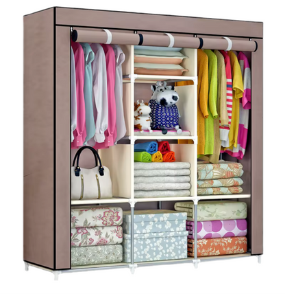Guardaroba XXL in Tessuto Pieghevole 130x45x175 cm