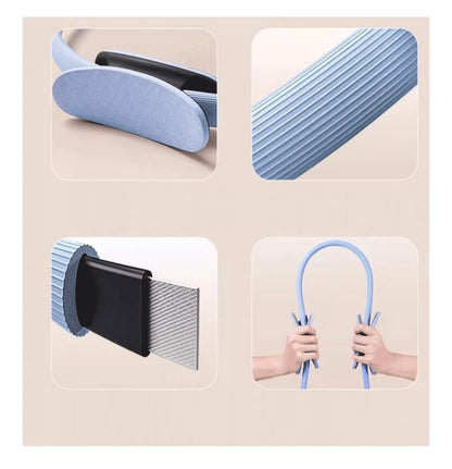 Anello da Pilates Grigio 37 cm – Cerchio Fitness Multifunzionale
