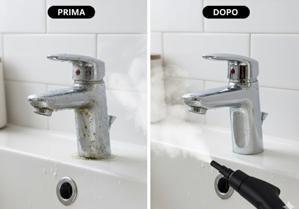 Pulitore a Vapore Multifunzione – Kit Completo