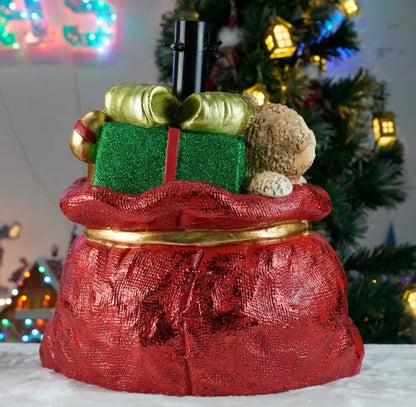 🎁 Base Porta-Albero di Natale "Sacco di Babbo Natale" in Resina - L'Accessorio Magico 🐻