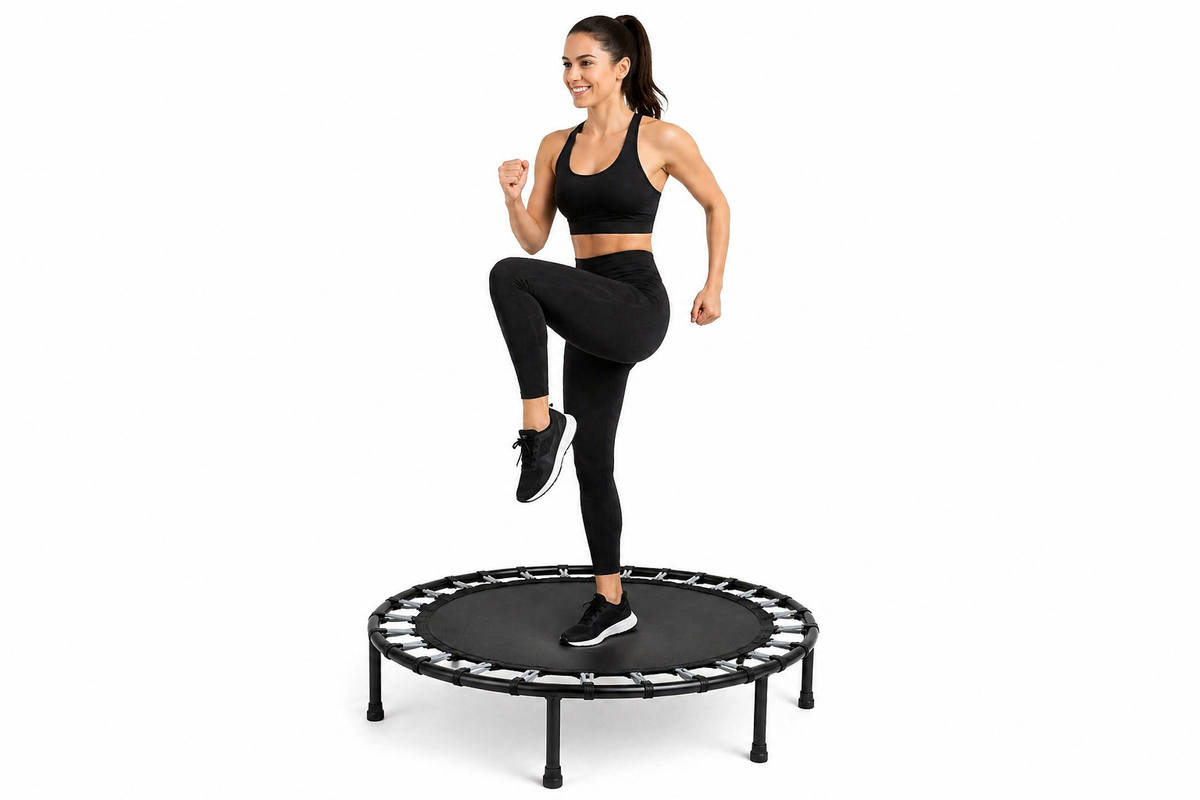 Mini Trampolino Fitness 103 cm BDIT Accessori – Trampolino Elastici Silenzioso Senza Molle, Palestra Casa Cardio Rebounder, Attrezzo Fitness Compatto per Allenamento Indoor, Ginnastica e Dimagrimento dfh - 07769