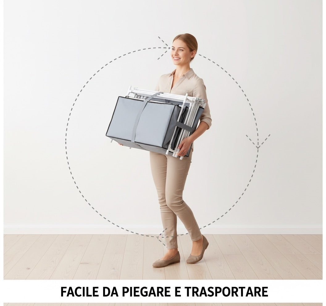 Scarpiera Verticale Salvaspazio con Copertura Antipolvere | 9 Ripiani (160x60x30 cm)
