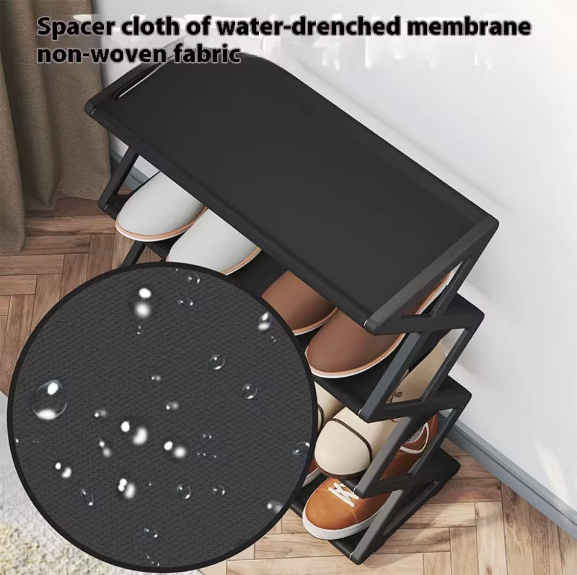 Scarpiera Pieghevole a 5 Ripiani – Porta Scarpe Salvaspazio Moderno e Resistente