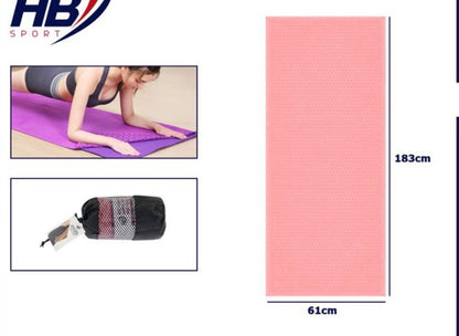 Tappetino Yoga Antiscivolo con Borsa – Comfort, Stile e Colori Moderni