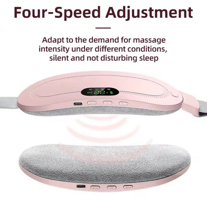 Cintura Termica Riscaldante per Dolori Mestruali e Lombari – Massaggiatore Portatile USB Ricaricabile