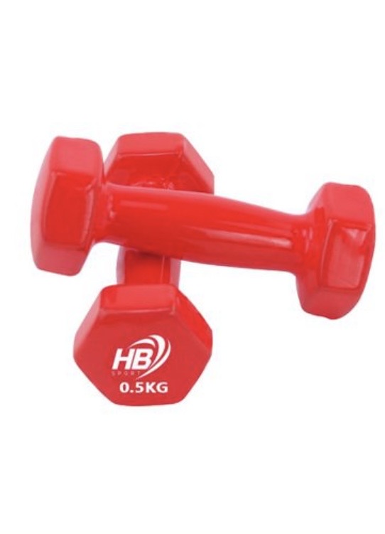 Manubrio Fitness – Pesi Esagonali in Vinile Antiscivolo per Allenamento Forza, Palestra e Casa