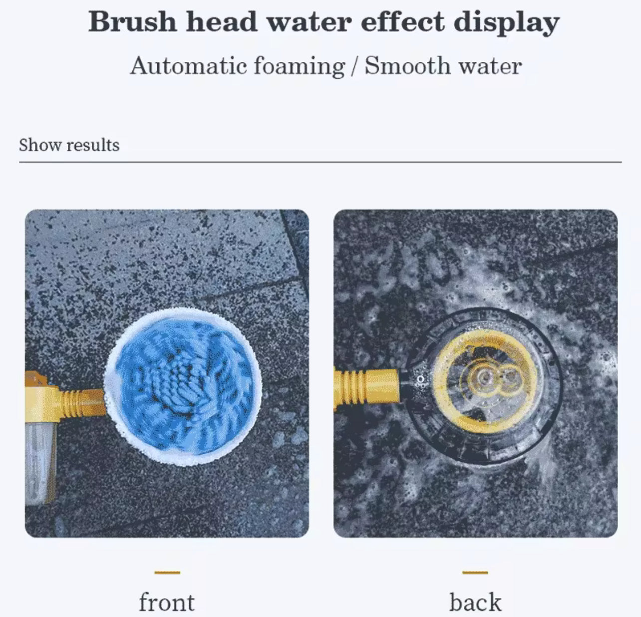 Kit Spazzola Multifunzionale per Lavaggio Auto, Pavimenti e Finestre – Spazzola Rotante con Serbatoio Detergente