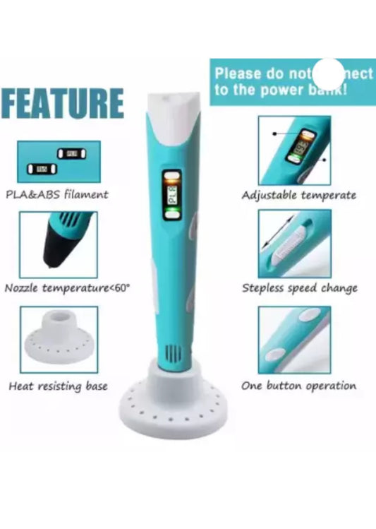 Penna 3D + Filamenti PLA 36 metri (2 fluorescenti) + Istruzioni in italiano e guida illustrata gratuita – Penna 3D professionale, cose utili, idee regalo dammi qualche parola Richter a di questo prodotto - BDIT ACCESSORI