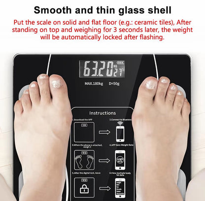 Bilancia Pesapersone Smart Bluetooth con APP – Analisi Composizione Corporea - BDIT ACCESSORI