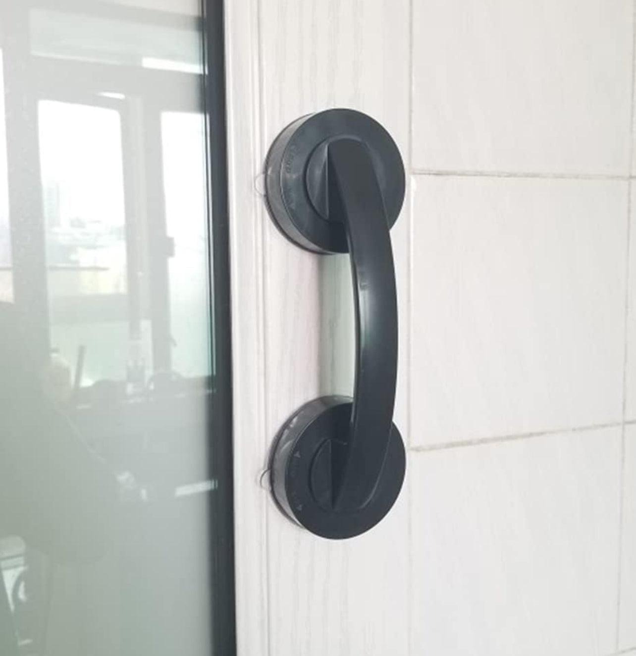 Maniglia con Ventosa per Doccia, Vasca, Porta in Vetro, Specchio, Maniglia Sicurezza Bagno Rimovibile, Maniglia Supporto per Cucina, Cassetto e Sportello - BDIT ACCESSORI
