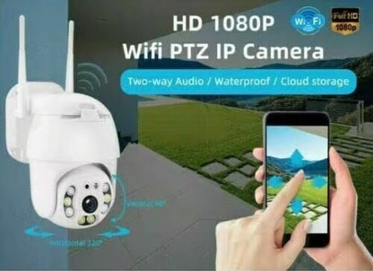 Telecamera WiFi da Esterno 1080P HD con Visione Notturna , Rilevamento Movimento e Audio Bidirezionale - BDIT ACCESSORI