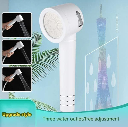 Soffione doccia portatile con spazzola portatile che massaggia la doccia a mano Potente Multi-Jet