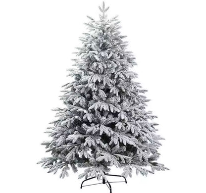 Albero di Natale Artificiale Innevato Effetto Neve Realistico - H. 15cm