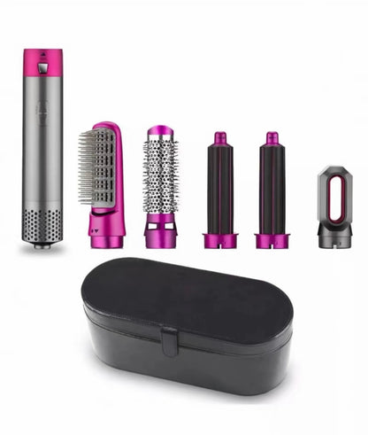 Styler Multifunzione 5 in 1 per Capelli – Asciuga, Modella e Dona Volume colore marrone