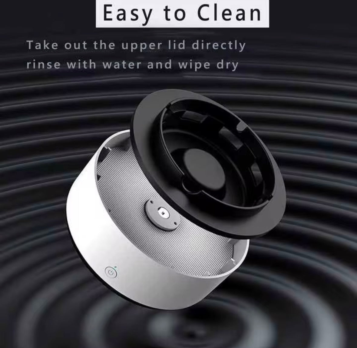 🌀 Posacenere Elettrico con Purificatore d’Aria – Rimuove Fumo e Odori in un Istante