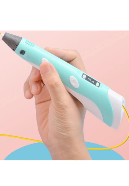 Penna 3D + Filamenti PLA 36 metri (2 fluorescenti) + Istruzioni in italiano e guida illustrata gratuita – Penna 3D professionale, cose utili, idee regalo dammi qualche parola Richter a di questo prodotto