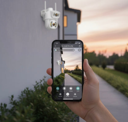 Sicurezza Intelligente a 360°: Telecamera PTZ Wi-Fi per Esterni