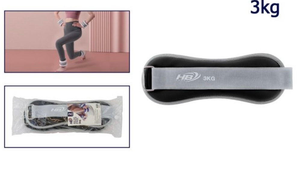 Coppia Pesi Cavigliere e Polsiere HB SPORT - Home Fitness e Tonificazione