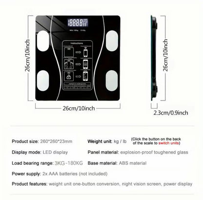 Bilancia Pesapersone Smart Bluetooth con APP – Analisi Composizione Corporea - BDIT ACCESSORI