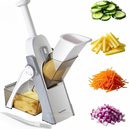 Bdit accessori - Tagliaverdure Multifunzione – Mandolina Verticale di Precisione