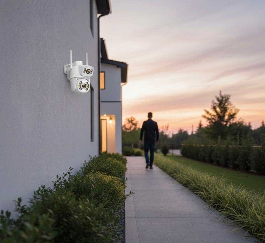 Sicurezza Intelligente a 360°: Telecamera PTZ Wi-Fi per Esterni