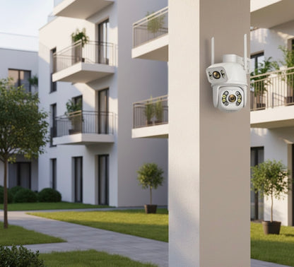 Sicurezza Intelligente a 360°: Telecamera PTZ Wi-Fi per Esterni