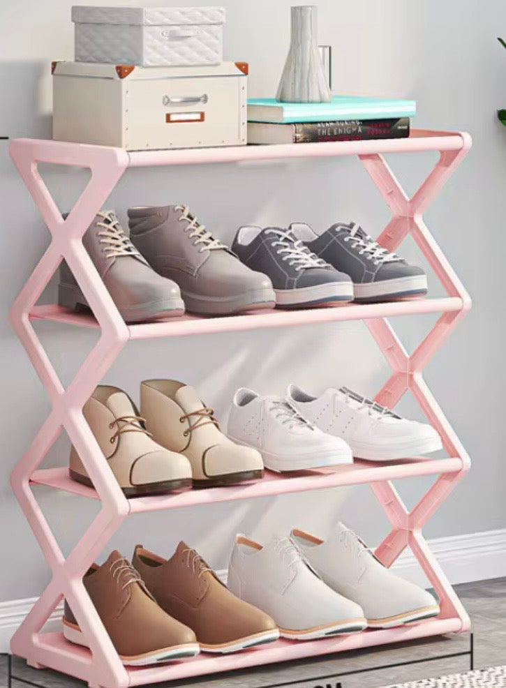 Scarpiera Pieghevole a 5 Ripiani – Porta Scarpe Salvaspazio Moderno e Resistente
