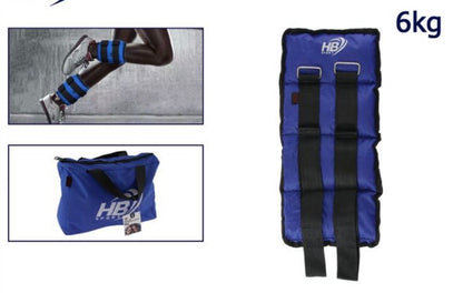 Cavigliere/Polsiere Appesantite Professionali HB Sport 4kg (2x2kg) – Massimizza la Tua Forza e Resistenza