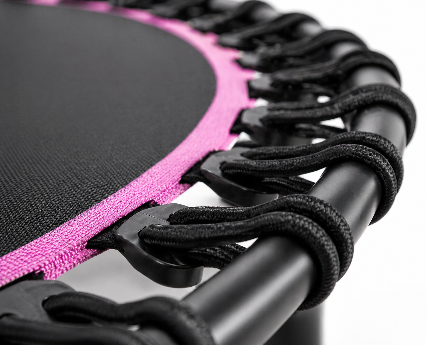 bditaccessori Trampolino Fitness 100 cm con Elastici Silenziosi, Mini Rebounder per Allenamento a Casa, Cardio Basso Impatto, Struttura Stabile, Ideale per Interno dfh - 94680