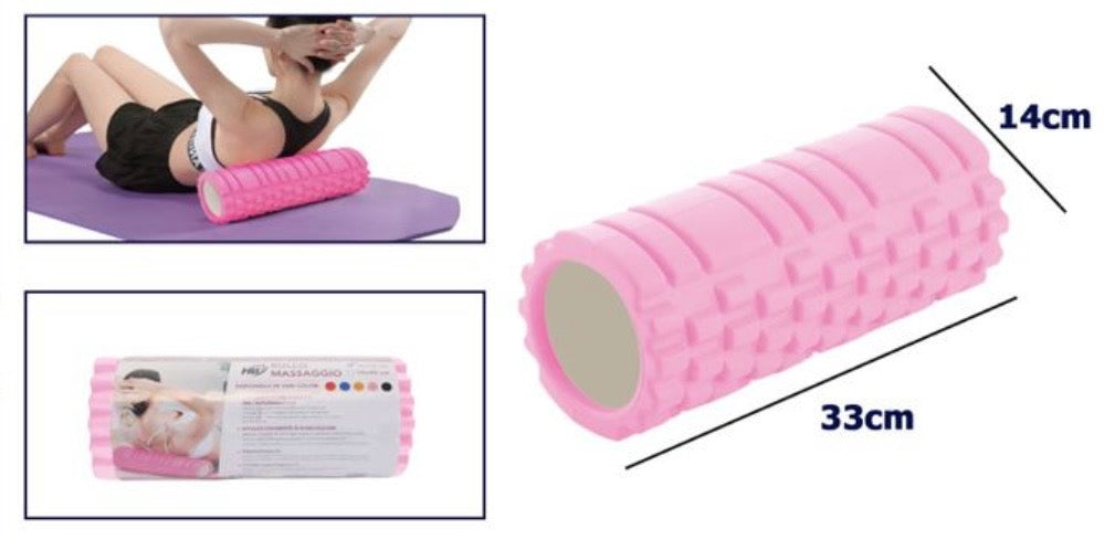 Rullo Massaggio Classico HB SPORT - Massaggio Profondo e Recupero Intensivo