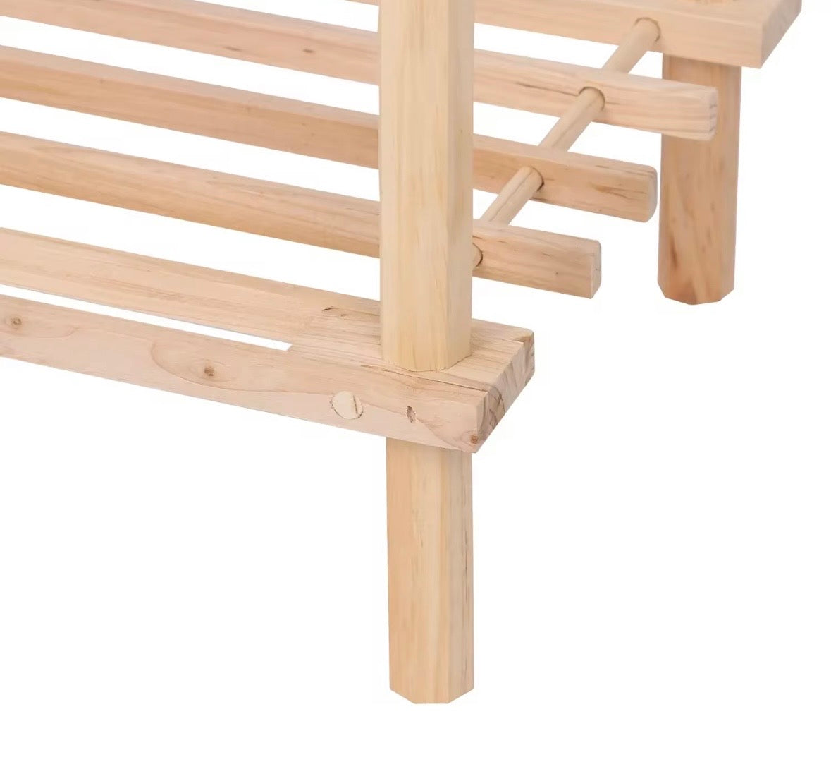 Porta Scarpe a 3 Ripiani in Legno Naturale – Organizzazione e Stile per la Tua Casa