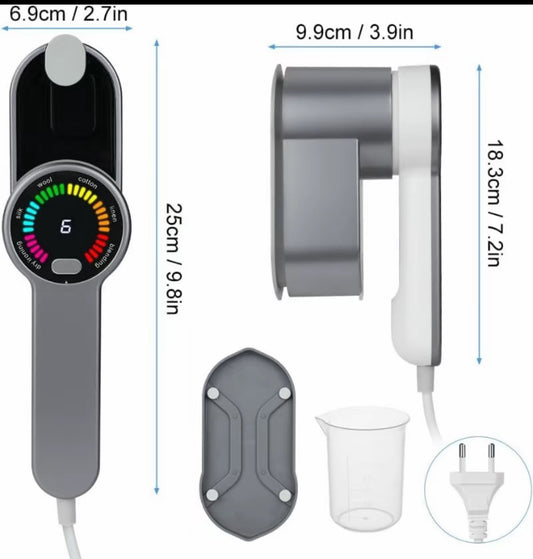 Ferro da Stiro Portatile con Display LED – 6 Modalità per Tessuti, Compatto da Viaggio, Stiratura Verticale e Orizzontale, Ideale per Lana, Cotone, Lino, Seta - BDIT ACCESSORI