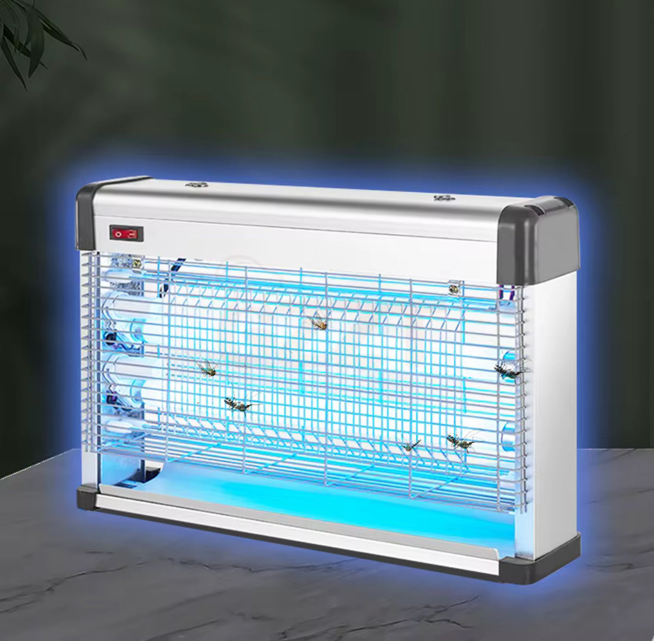 Fly Killer Indoor Zapper Zapper Fly Catcher with UV Light, 8w for Kitchen, Home, Garden, Yard, Commercial or Home Use, Black - BDIT ACCESSORI