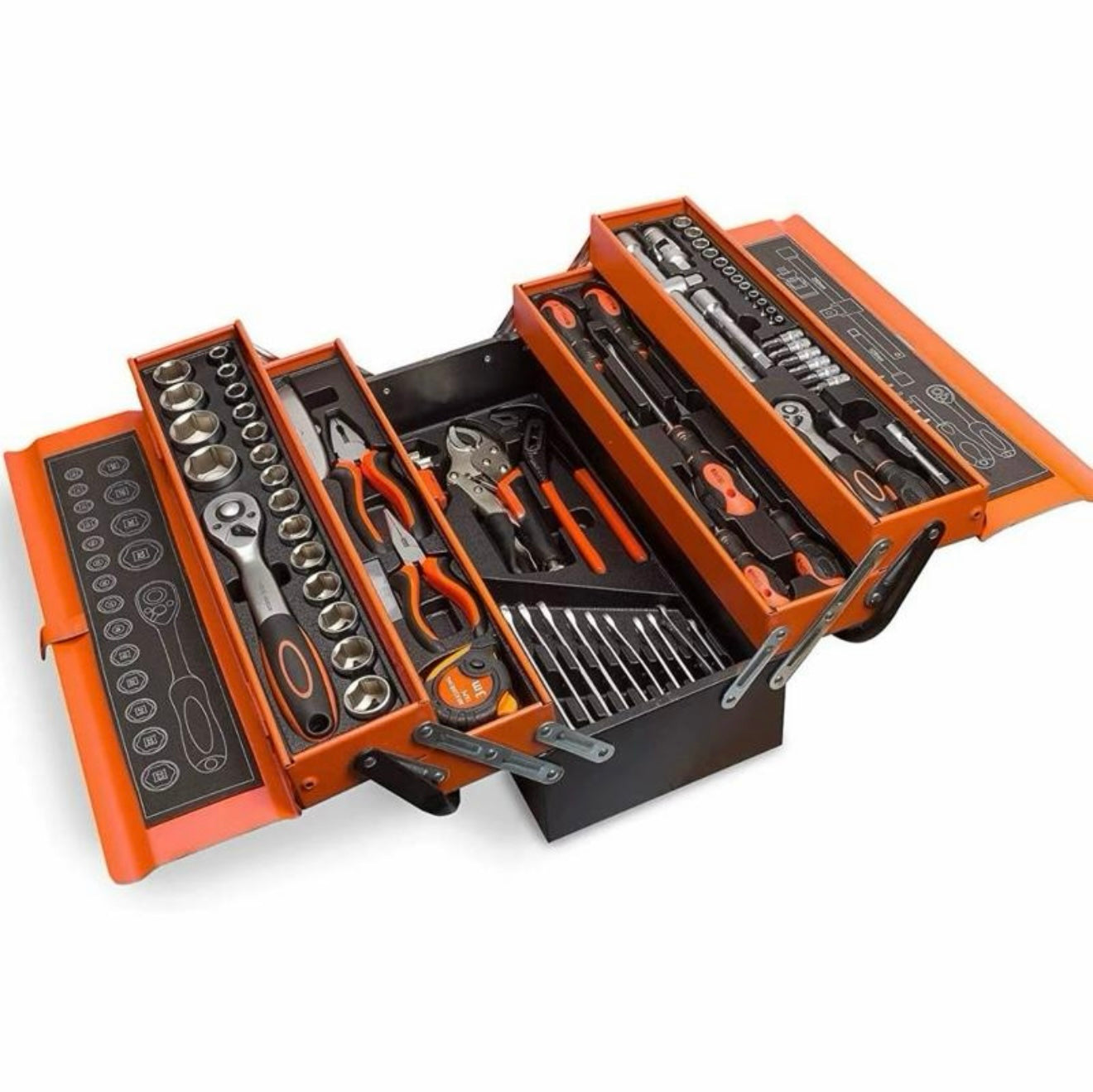 Set Attrezzi Professionale con Cassetta Cantilever – 85 Pezzi