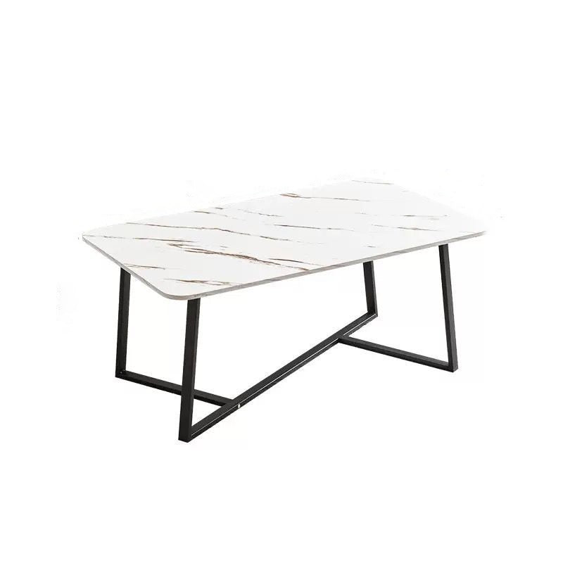 Tavolino da Salotto Minimalista – Effetto Marmo (nero,bianco,marrone)