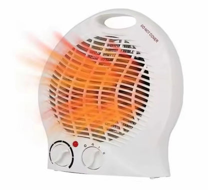 Termoventilatore Elettrico Portatile 1000/2000W con Termostato Regolabile e Maniglia – Riscaldamento Rapido per Casa e Ufficio