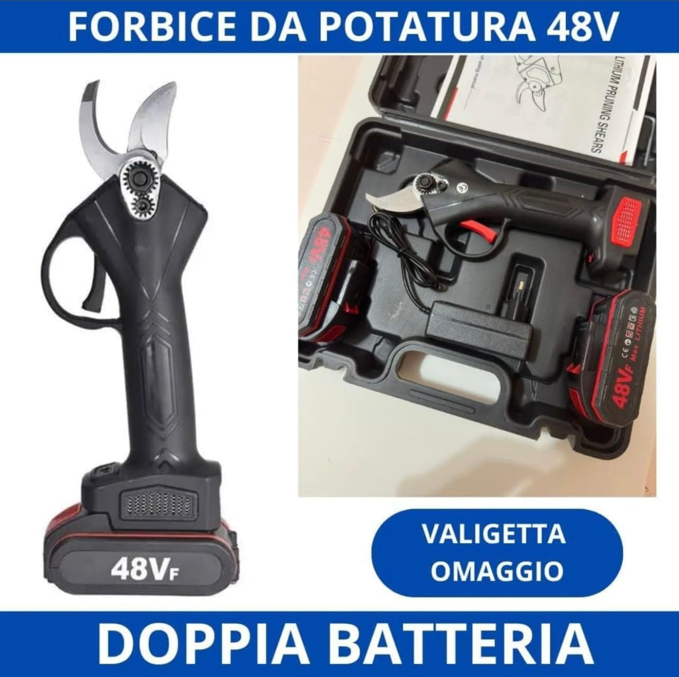Forbici da Potatura Elettriche 48: Il Tuo Giardino Rinnovato Senza Sforzo