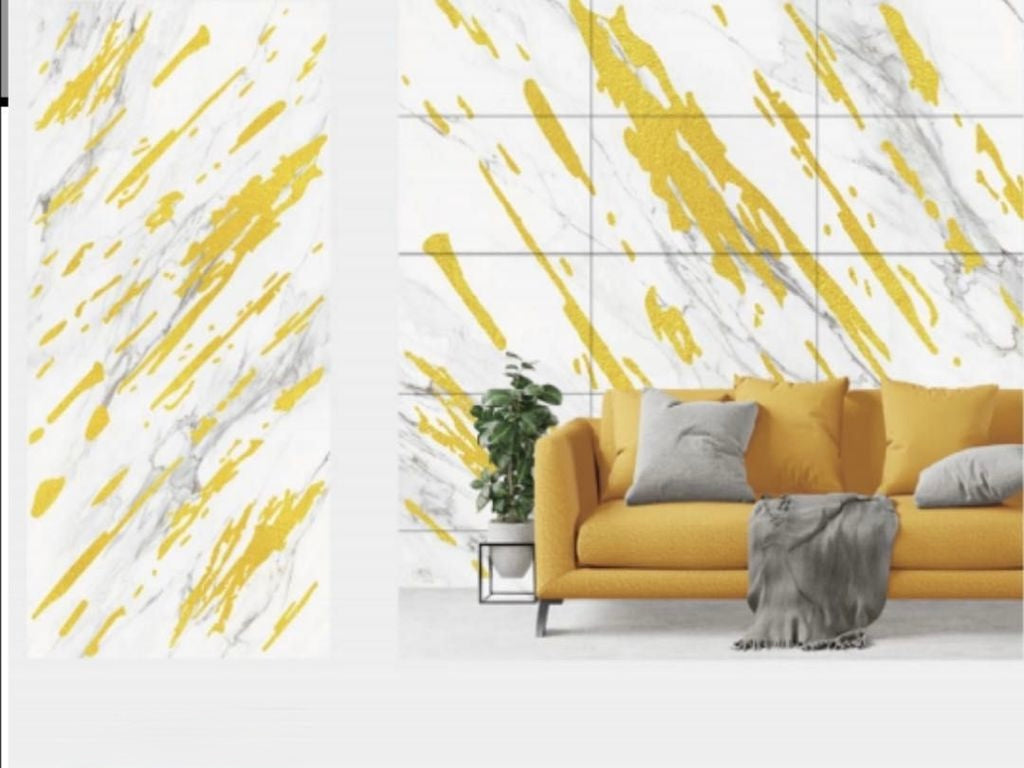 Carta da Parati Adesiva Marmo Bianco e Oro – Eleganza Moderna in un Click