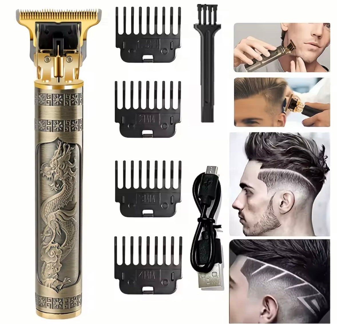 Tagliacapelli Professionale T-Blade "Dragon Edition" THATTi® WXJ-301 - Stile, Potenza e Precisione